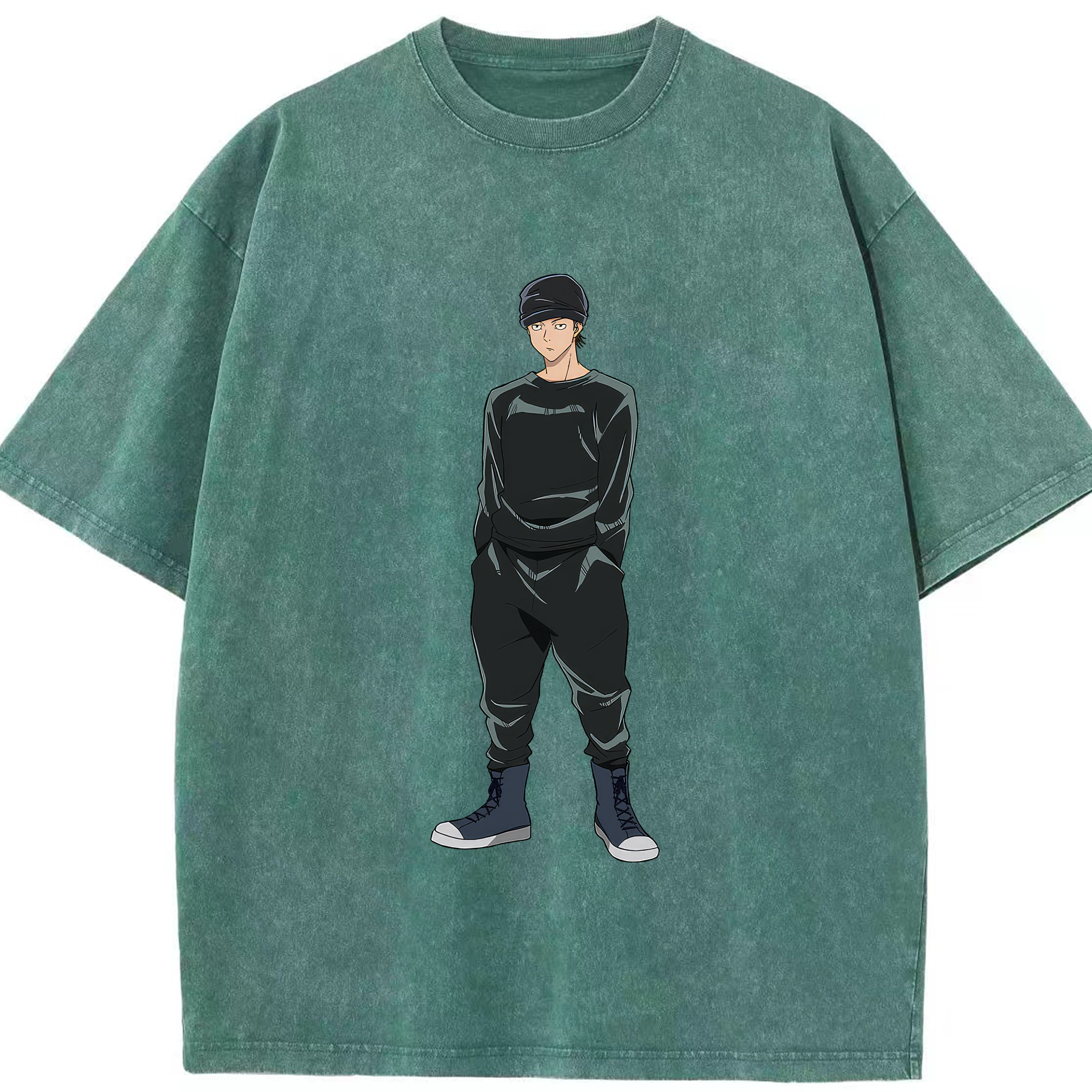 （画像用） 呪術廻戦 Jujutsu Kaisen 綿100% ヴィンテージ風 半袖Tシャツ（フロントプリント）